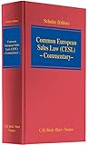Common European Sales Law (CESL) : commentary
