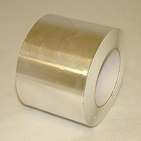 JVCC AF20 Aluminum Foil Tape (2 mil Linered): 4 in. x 50 yds. (Silver)