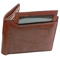 Boston Traveler Bi-Fold Wallet With Removable ID Burgundy