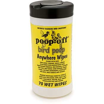 Poop-Off Bird Poop Anywhere Wipes