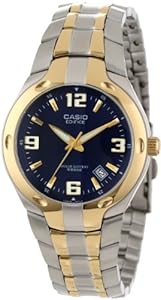 Casio Men's EF106SG-2AV Edifice 10-Year Battery Analog Bracelet Watch