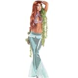 Mystical Mesmerizing Mermaid Costume for Women (Boa and Wig not included)
