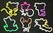 Tie Dye Lovely Kitty & Mouse Bandz Bracelets 12pk