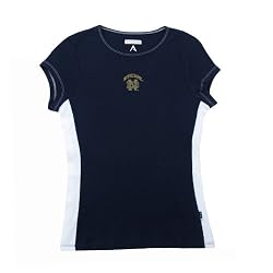 Antigua Notre Dame Women's Flash Baby Rib Short Sleeve Tee