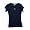 Antigua Notre Dame Women's Flash Baby Rib Short Sleeve Tee (Small, Navy/White)