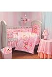STRAWBERRY SHORTCAKE 13pc CRIB BEDDING SET Nursery Girls w/ Mobile Dust Ruffle Nightlight ETC