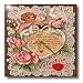 Vintage My Valentine Cupid - 10x10 Wall Clock