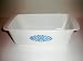Corning Loaf Pan -- promotional item made for Shell Oil Company -- Shell Oil Medallion pattern -- offered to Shell Credit Card holders from 1972-1974 -- 5 x 9 inside diameter