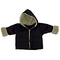 Corky & Co. lined nylon jacket w/sherpa trim