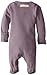 L'ovedbaby Baby Girls Organic Snap One-Piece Footies, Lavender, 3-6 Months US
