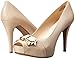 Nine West Women's Chocolate Leather Platform Pump
