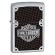 Zippo Harley-Davidson Full Face Bolts Lighter (Silver, 5 1/2 x 3 1/2 cm)