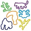 Pk/24 Silly Bandz Rubber Band Bracelets Rainforest Set