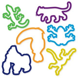 pk 24 silly bandz rubber band bracelets rainforest set  more detail click!