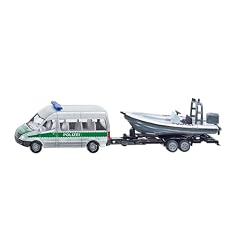 Siku 1638 - Polizei Transporter mit Boot (farblich sortiert)