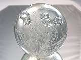 Murano Design Mouth Blown Glass Art Iceberg Bubble Ball Handmade Art Glass Paperweight Pw-346