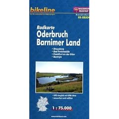 bikeline - Radkarte Oderbruch Barnimerland (BRA4), GPS-tauglich mit UTM-Netz