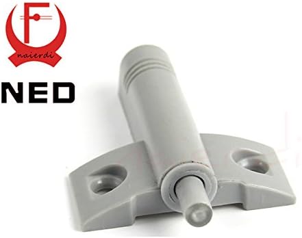 NED High Quality 10Set/Lot Gray White Kitchen Cabinet Door Stop Drawer Soft Quiet Close Closer Damper Buffers With Screws