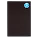 Quartet Bulletin Board, Fabric, 3' x 2', Frameless, High-Density Fiberboard, Oval Office, Black (7683BK)