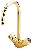 American Standard 7190.132.099 Amarilis Bar Faucet with Knob Handles, Polished Brass
