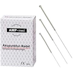Akupunkturnadeln mit Silbergriff, 0,25x40 mm, 100 St.