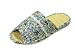 KW-4220 Comfortable Natural Bamboo House Slippers with flower
