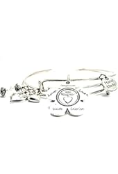 Goddaughter Adjustable Bangle Wire Bracelet 100% American Made