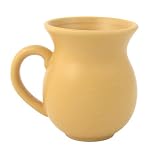 Chantal Ceramic 15-Ounce Tulip Mug, Semi-Gloss Curry Yellow, Set of 4