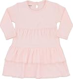 T-shirt ruffle t-dress- pink 100% pima cotton