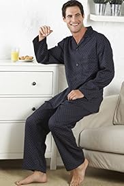 2 Longer Pure Cotton Spot Print Long Sleeve Pyjamas