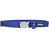 Red Dingo Classic Cat Collar, One Size Fits All, Blue