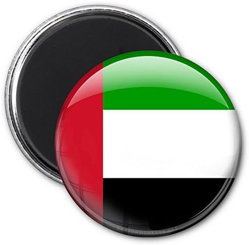 United Arab Emirates Flag Refrigerator Magnet 2.25"