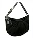 Coach Signature Pleaded Hobo Black Handbag