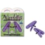 California Exotics Nipplettes Vibrating Nipple Clamps, Purple