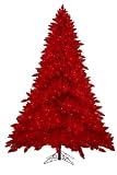 Sterling Ashley Red Tree with Red Lights