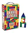 100 Piece Wood Block Set by Melissa and Doug