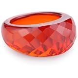 Cubic Zirconia by Kenneth Jay Lane Red Ring, S