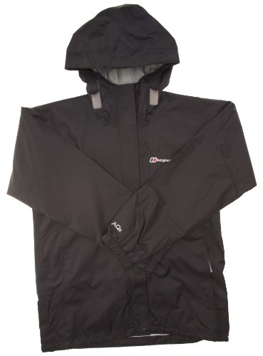 Berghaus Monsoon, Mdchen Jacke mit Kapuze, wind- und wasserdicht - Black 5-6 Jahre Preisvergleich