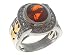 SAVE 71% Fire Citrine Sterling Silver Ring by Designer Michael Valitutti - OVERSTOCK Clearance Sale!