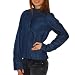 Womens Astar Stella Racing Style Denim Jean Jacket - Medium