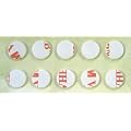 Tax Disc Sticky Fixing Pads x10 For Metal / Alloy Tax Discs