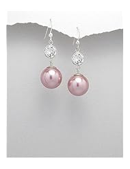 CZ Earrings In 92.5 Sterling Silver