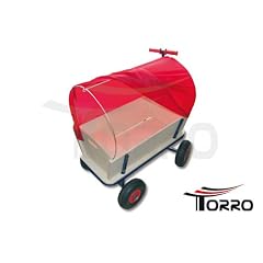 TORRO 1A QUALIT�T BOLLERWAGEN -BLAU- HANDWAGEN mit SITZ/PLANE