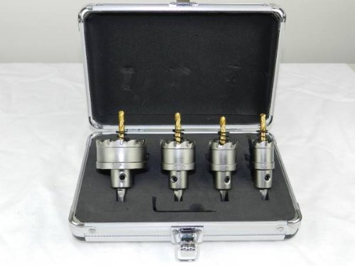 ステンレス　超硬ホルソー　（セミロング） 設備用4pcsセット／ホルソー