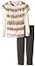 Little Lass Girls' 2 Piece Sweater Confetti Stripe Set