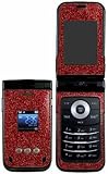 Metallic Red - Samsung A900 Protector Skin Decals - Faceplates