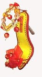 Funky Diva Beads & Glitter High Heel Shoe Christmas Ornament