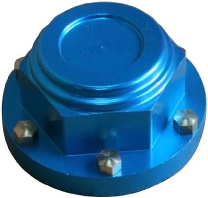 Beautyforall 2pcs Aluminum Alloy Wheel Lock Nut For 1/8 Off-road RC Car QYAL01-001 (Blue)