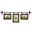 Western-Style Hanging Metal Wall Frame Trio