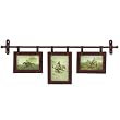 Western-Style Hanging Metal Wall Frame Trio